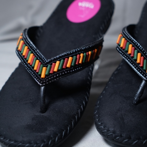 129 Black Doctor Chappal - Image 4