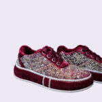 Maroon Bridal Shoes - Image 2