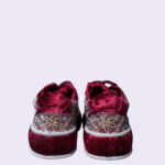 Maroon Bridal Shoes - Image 4