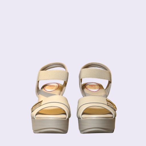 29 Cream Block Heel - Image 3