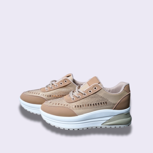 36 Beige platform sneakers - Image 1