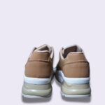 Beige platform sneakers - Image 4