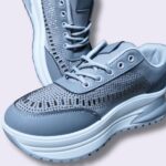 Grey platform sneakers - Image 4
